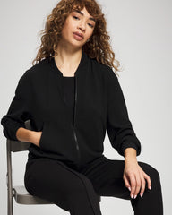 Modern Modal Bomber Jacket