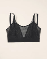 Wireless Pocketed Cupless Lace Bralette