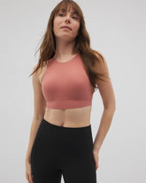 High-Neck Yoga Bra