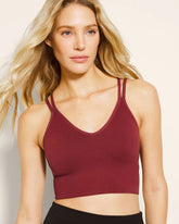 Longline Bra with Strappy Back