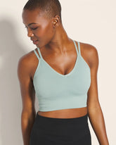 Longline Bra with Strappy Back