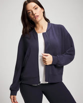 Modern Modal Bomber Jacket