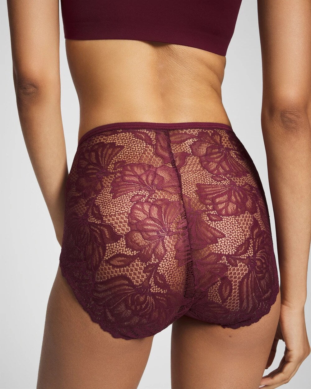 Lace Back Modern Brief Panty