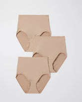Tummy High-Waist Brief Panty 3 Pack