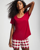 Packaged Short-Sleeve Short Pajama Set