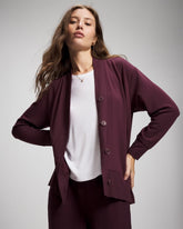 Ultrasoft Fleece Relaxed Button Up Cardigan