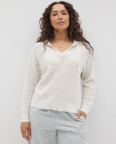 Cotton Open Stitch Hoodie