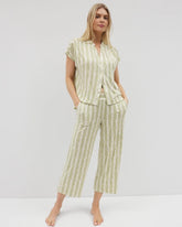 Cropped Pajama Pants