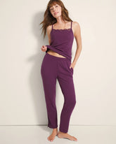 Rib Ankle Pajama Pants