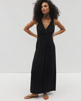 Isla Cross Back Maxi Bra Dress