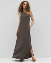 One-Shoulder Maxi Bra Dress