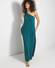 One-Shoulder Maxi Bra Dress