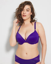 Push-Up Plunge Bra with Lace