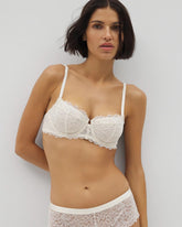 Soma Balconette Unlined Bra with Lace