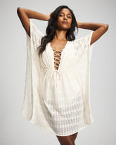 Sunkissed Crochet Chiffon Caftan