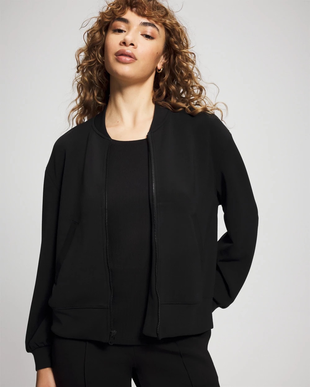 Modern Modal Bomber Jacket