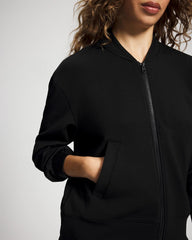 Modern Modal Bomber Jacket