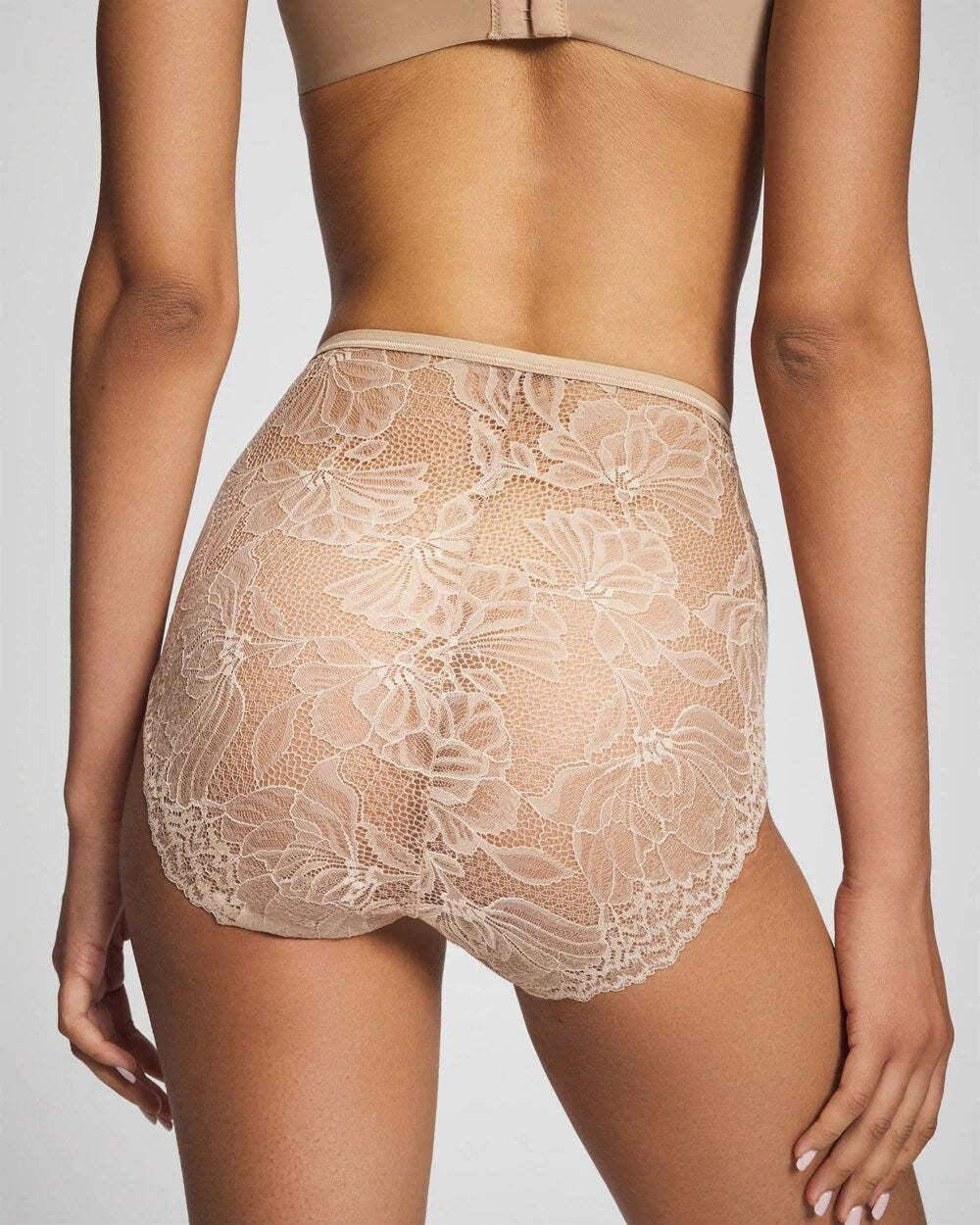 Lace Back Modern Brief Panty