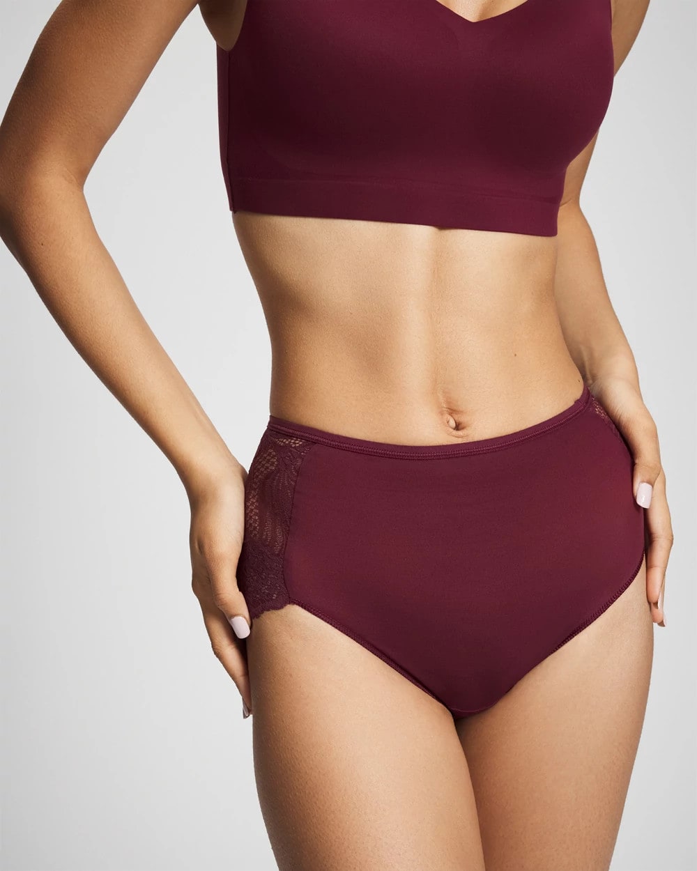 Lace Back Modern Brief Panty